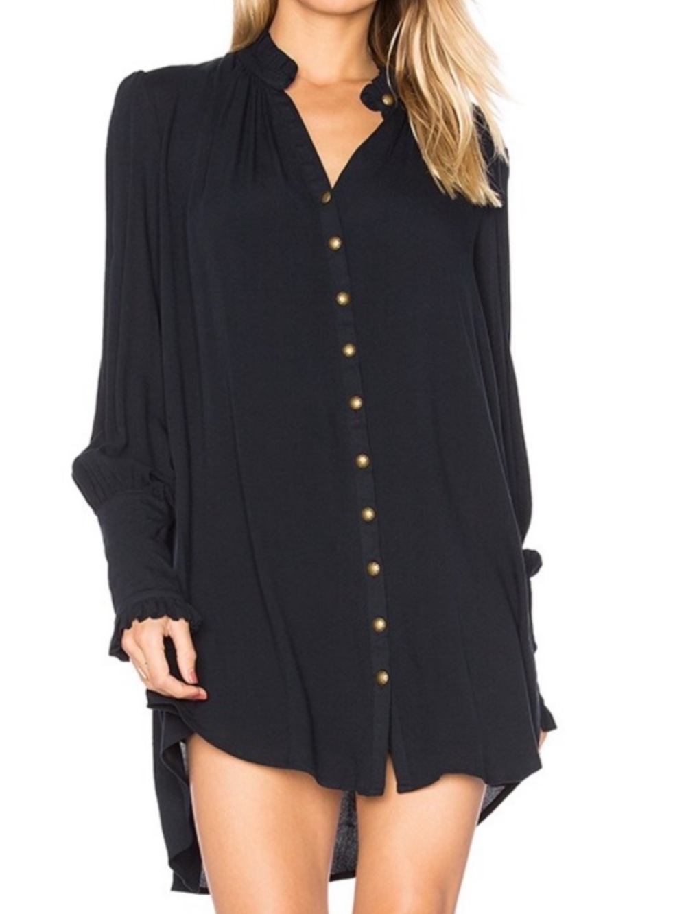 Free People Lieutenant Shirt Dress